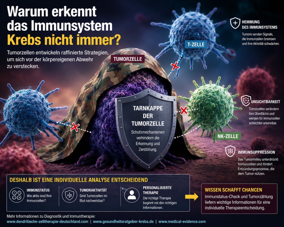 Warum Tumoren das Immunsystem täuschen – und warum der Immunstatus entscheidend ist