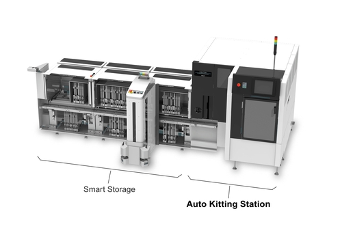 Weltneuheit von FUJI: Auto Kitting Station automatisiert erstmals das Bestücken von Feedern mit Gurtrollen