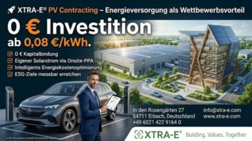 XTRA-E® PV Contracting – Energie als strategischer Wettbewerbsfaktor