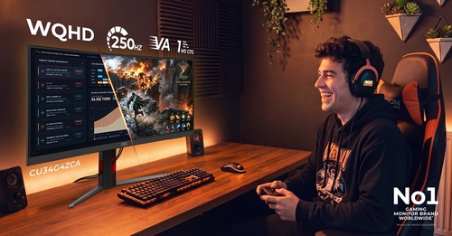AOC präsentiert: Gaming-Monitore CU34G4CA und CU34G4ZCA