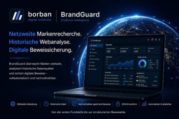 BrandGuard verbindet netzweite Markenrecherche und digitale Beweissicherung