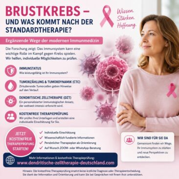 Brustkrebs: Personalisierte Immunmedizin gewinnt an Bedeutung