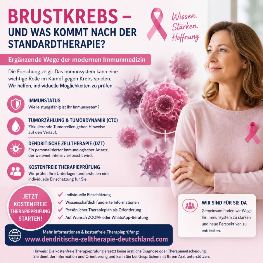 Brustkrebs: Personalisierte Immunmedizin gewinnt an Bedeutung