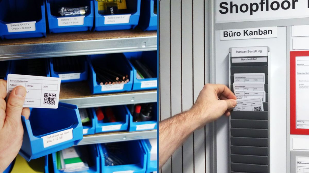 Bürokanban – So steuern Sie die Wiederbeschaffung Ihrer Büromaterialien ganz einfach