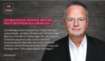 CEO-Nachfolge: Warum heute die Passung zur Unternehmensstrategie wichtiger wird als der Lebenslauf