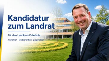 Claus Tietjen kandidiert für das Amt des Landrats im Landkreis Osterholz
