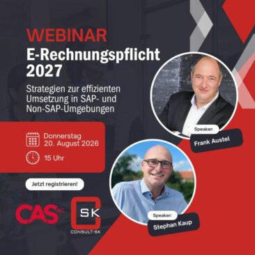 Countdown zur E-Rechnungspflicht: Webinar zeigt, wie Unternehmen die Umstellung ohne Großprojekt meistern