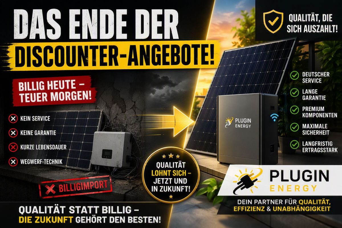 Das Ende der Discounter-Angebote: Warum Qualität beim Balkonkraftwerk jetzt den Markt dominiert
