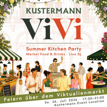 Die »ViVi Summer Kitchen Party« feiert Premiere über den Dächern des Viktualienmarkts