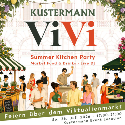 Die »ViVi Summer Kitchen Party« feiert Premiere über den Dächern des Viktualienmarkts
