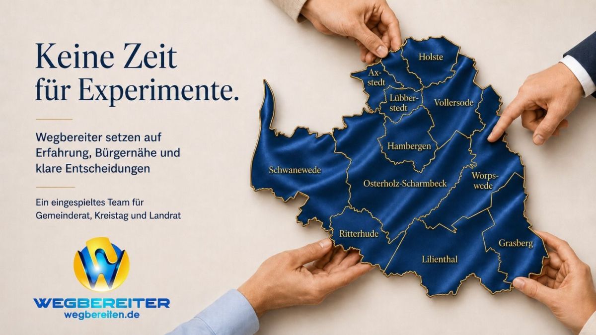 Ein eingespieltes Team. Klare Verantwortung. Für Lilienthal und den Landkreis.