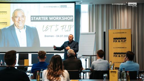 Erfolgreicher FIX&FLIP Starter-Workshop in Bremen: Oliver Fischer zeigt den Weg in den Immobilienhandel