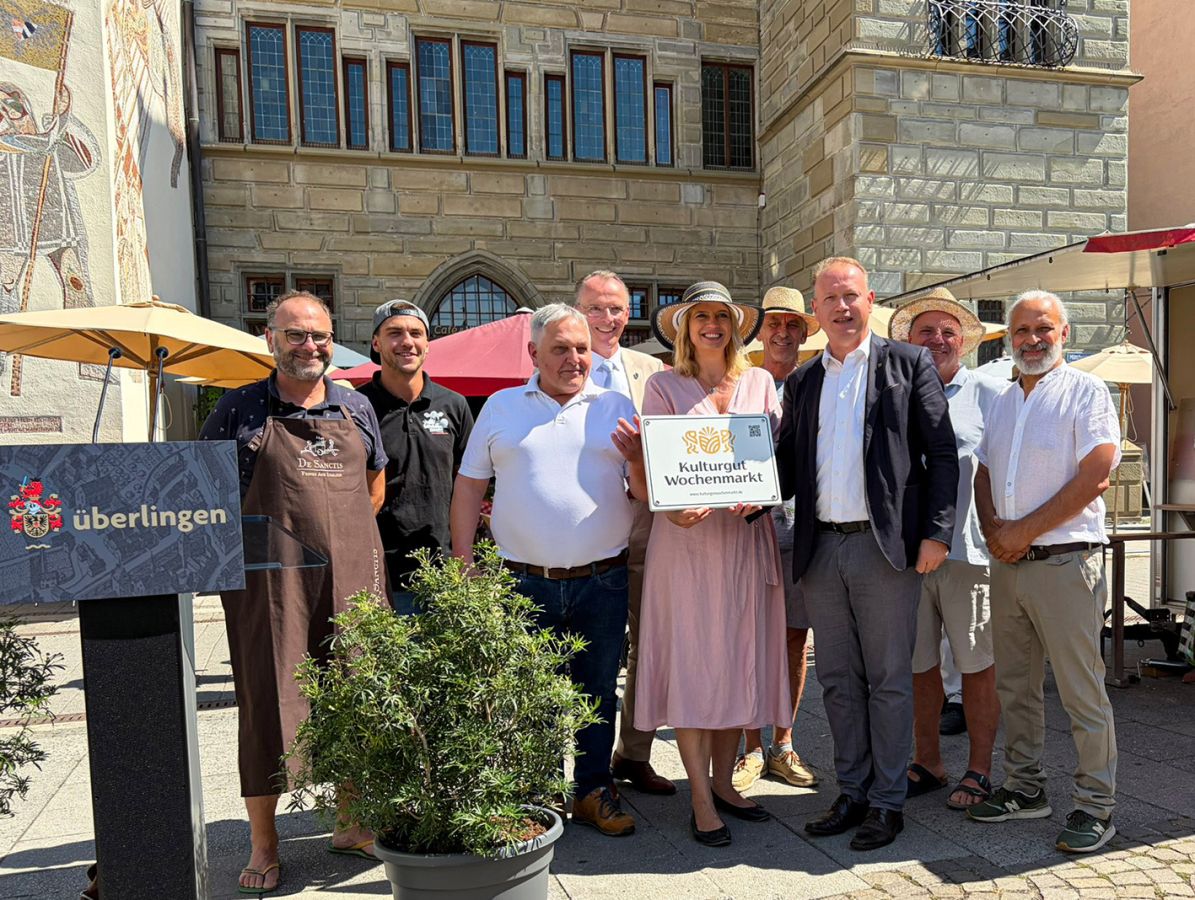 Erster Wochenmarkt als Kulturgut ausgezeichnet