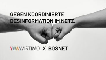 Gemeinsam gegen Desinformation: Virtimo AG und Projektpartner starten das Forschungsprojekt BOSNET