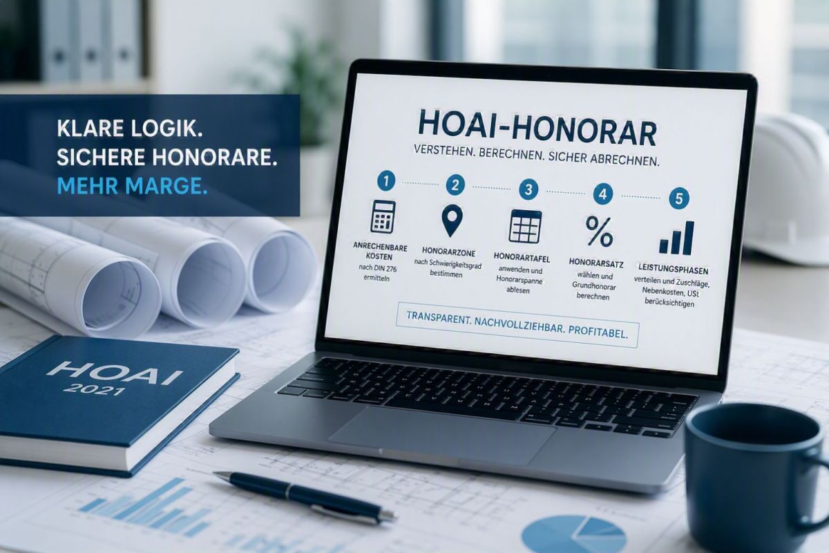 HOAI 2026 in der Praxis: Worauf Planungsbüros bei Honorar und Abrechnung achten sollten