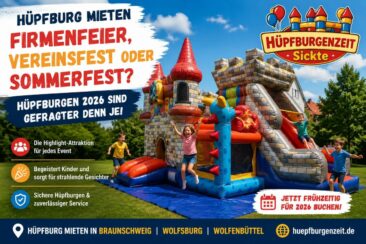 Hüpfburg mieten Wolfsburg: Warum Hüpfburgen auf Sommerfesten 2026 gefragter denn je sind