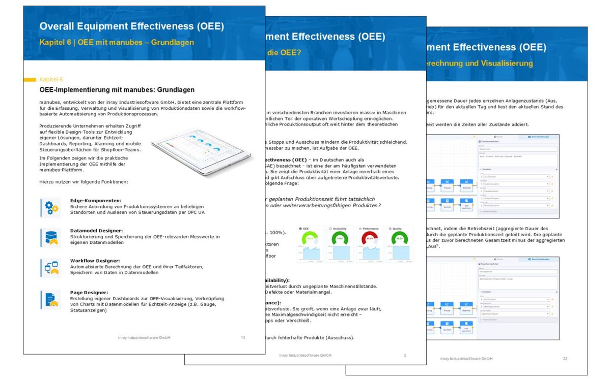 inray veröffentlicht Whitepaper zur OEE-Implementierung
