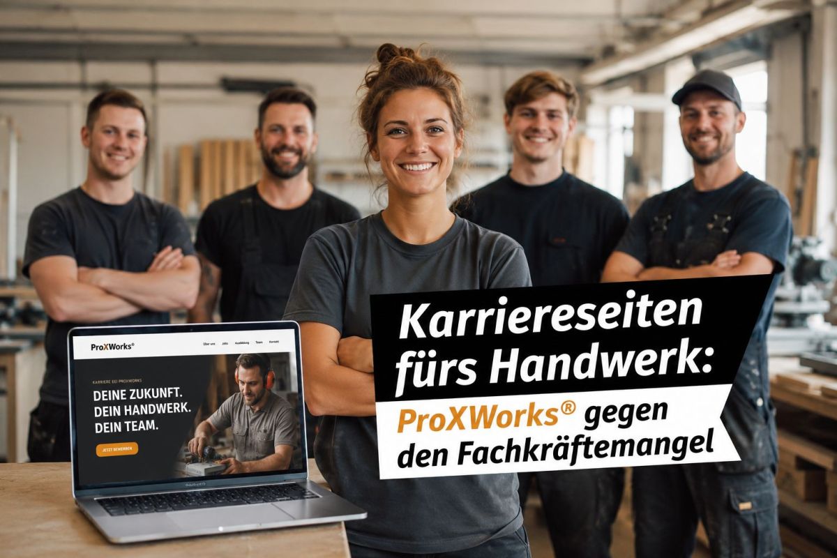 Karriere-Websites fürs Handwerk: ProXWorks® gegen den Fachkräftemangel