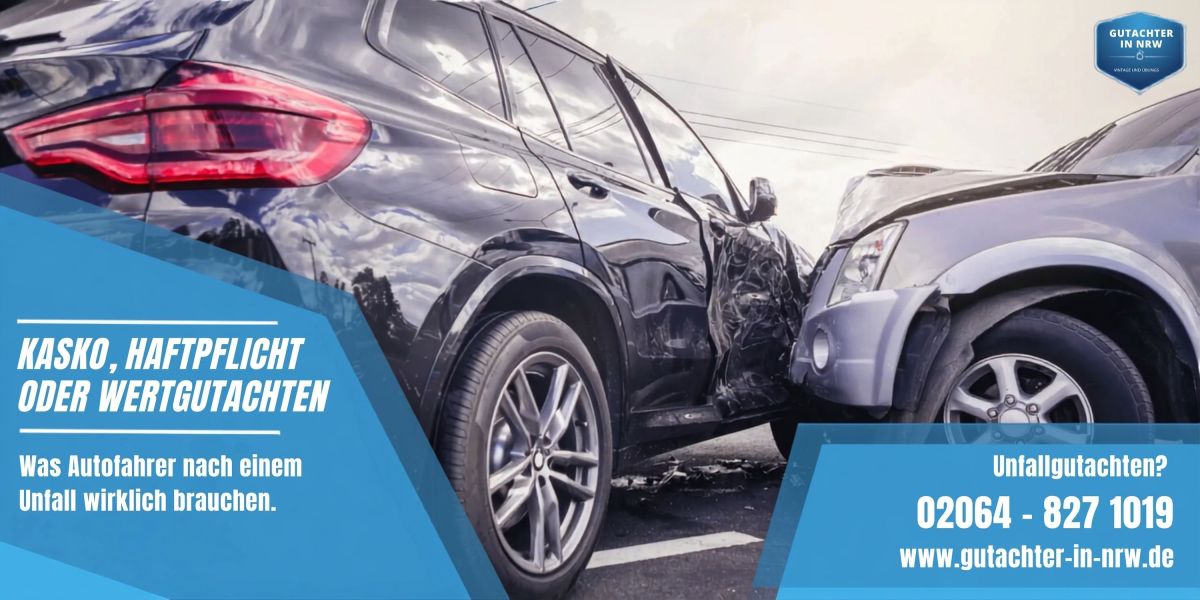 Kasko, Haftpflicht oder Wertgutachten: Was Autofahrer nach einem Unfall wirklich brauchen