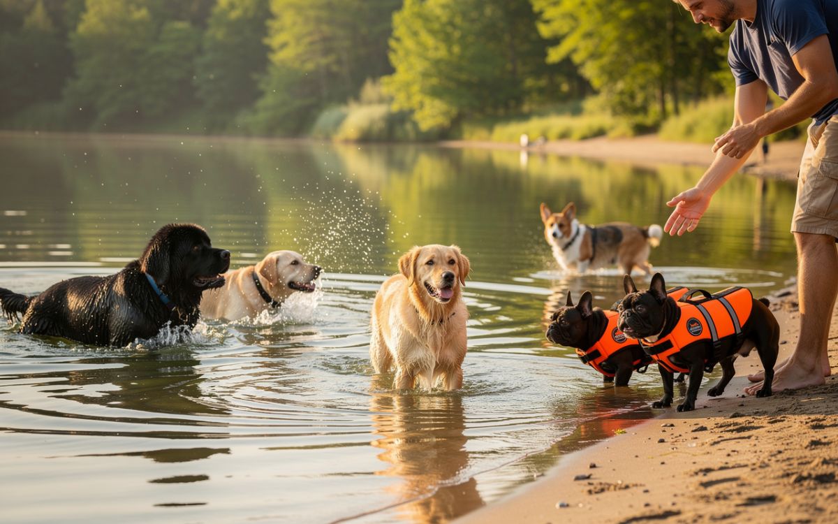 Können alle Hunde schwimmen?