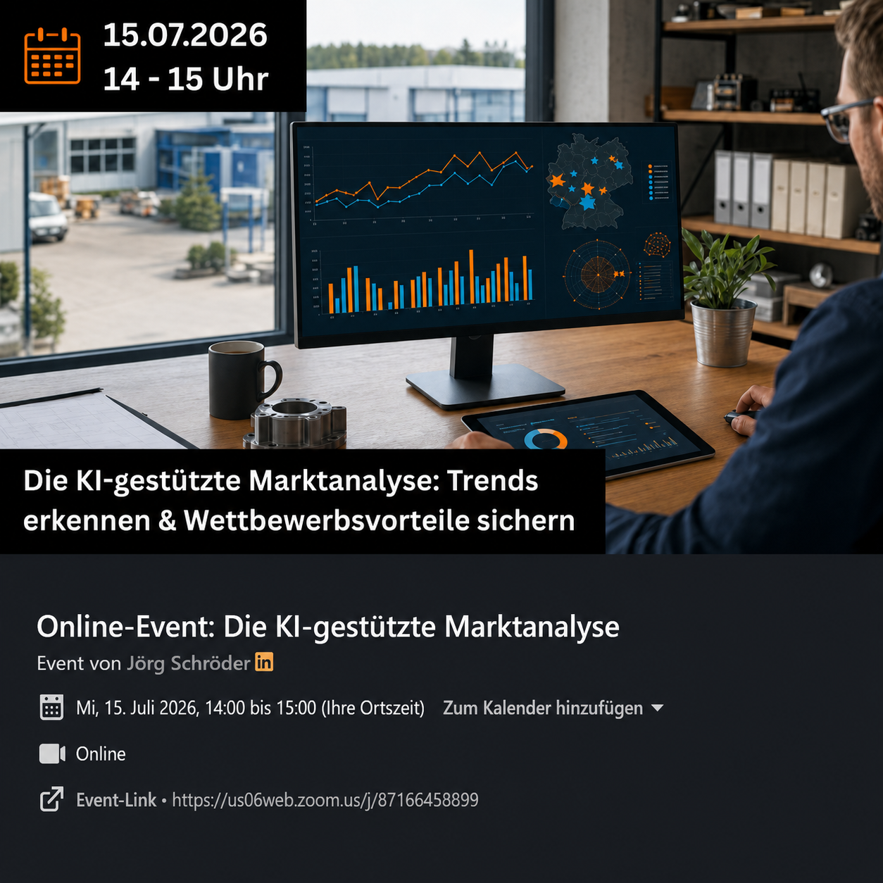 Kostenloses Webinar am 15. Juli: KI-gestützte Marktanalyse für den Mittelstand