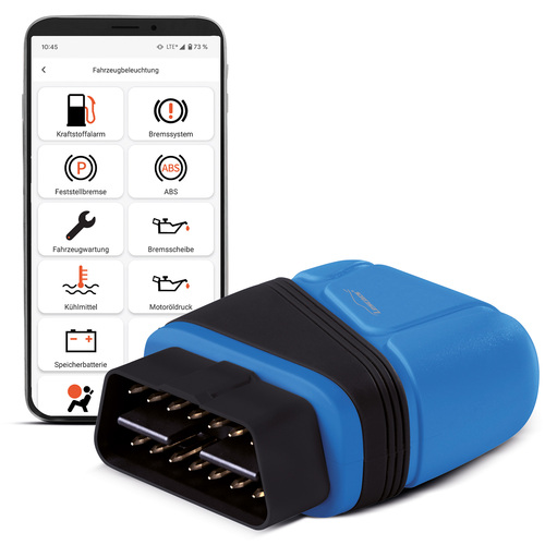 Lescars OBD2-Adapter OD-460 KI-gestützte Fehlerdiagnose