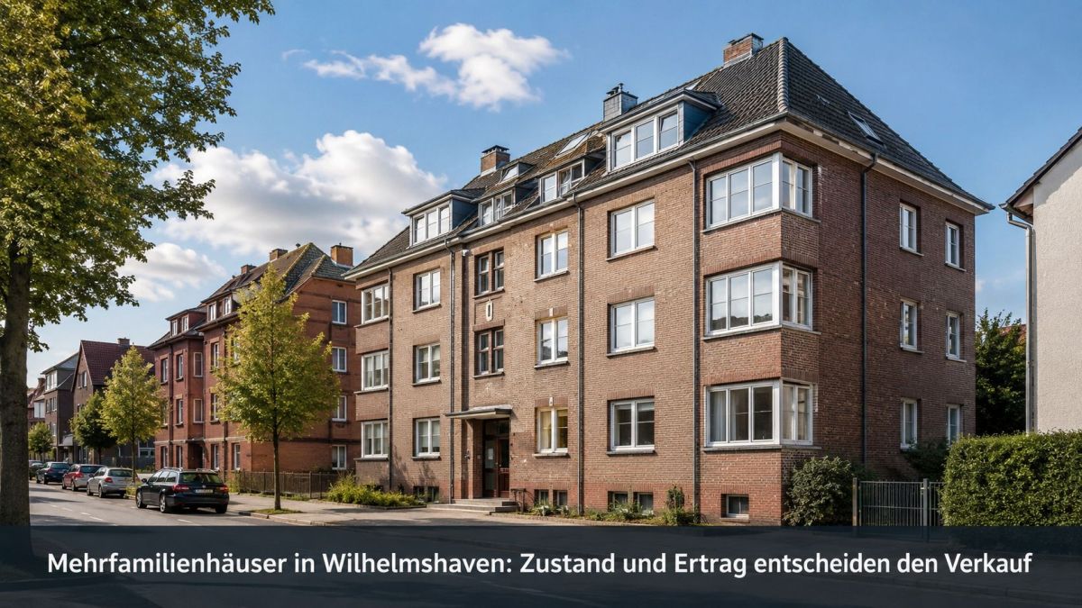 Mehrfamilienhaus verkaufen in Wilhelmshaven: Worauf Käufer und Kapitalanleger 2026 besonders achten
