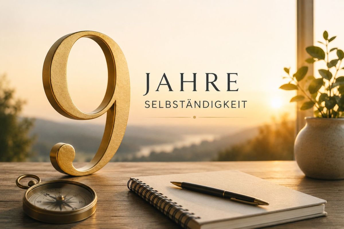 Neun Jahre Selbständigkeit: Warum ich heute vieles anders mache als am Anfang