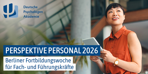 Perspektive Personal 2026: Fortbildungswoche für Fach- und Führungskräfte