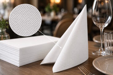 Point-to-Point-Servietten: Die clevere Alternative zur klassischen 3-lagigen Tissue-Serviette
