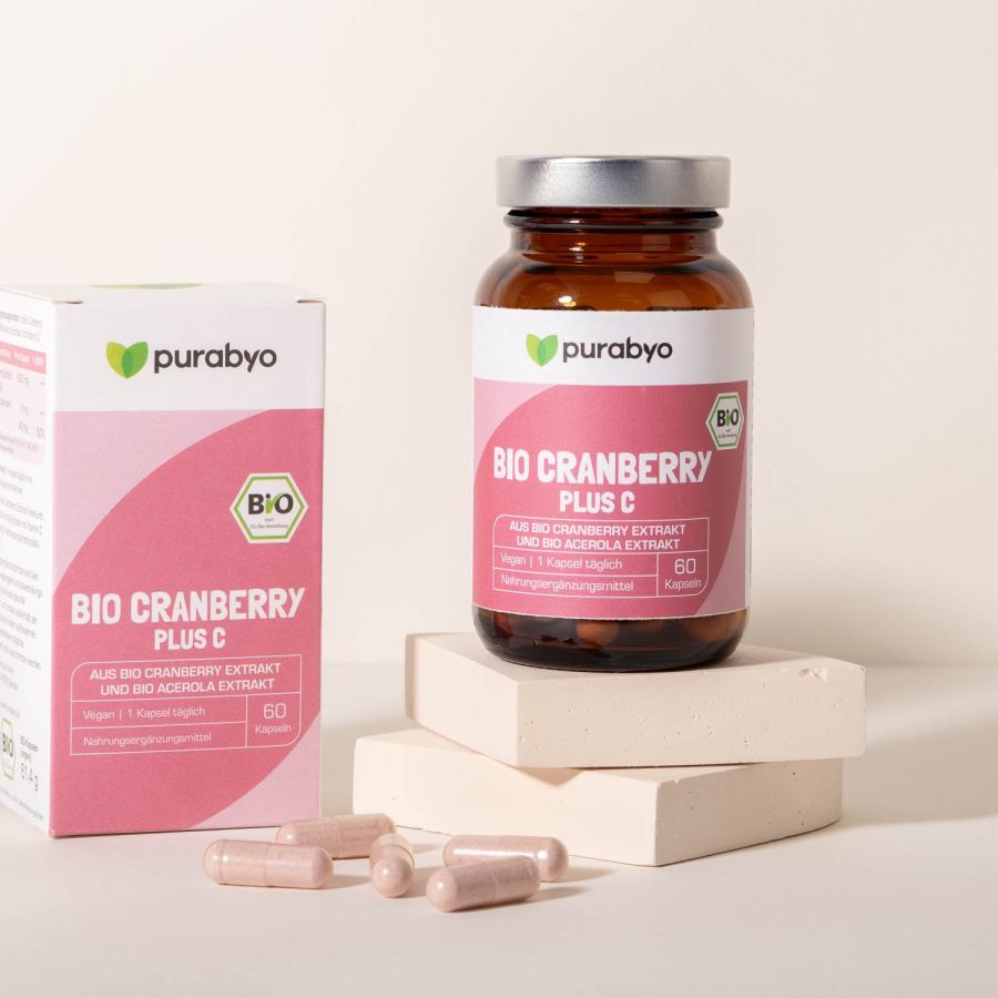 Purabyo bringt Bio Cranberry plus Acerola-C auf den Markt