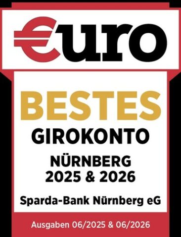 Spitzenplatz im Kontodschungel: Sparda-Bank Nürnberg eG bietet das beste Girokonto der Region
