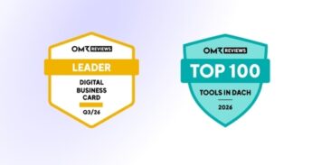Spreadly: 5x OMR Leader für digitale Visitenkarten