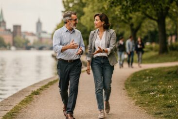Walk and Talk: Warum immer mehr Coaches ihre Gespräche nach draußen verlegen