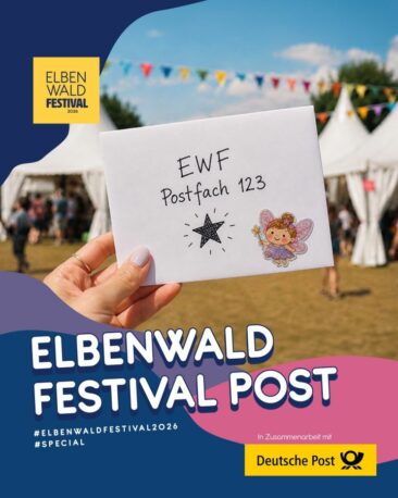 Weltpremiere auf dem Elbenwald Festival: Zusammen mit der Deutschen Post entsteht erstes analoges Fan-Netzwerk