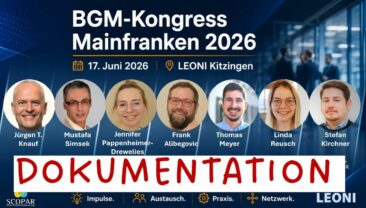 3. BGM-Kongress Mainfranken: Vorträge, Ergebnisse und Fotos ab sofort kostenlos verfügbar