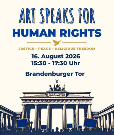 „Art Speaks for Human Rights“ – Berlin setzt am Brandenburger Tor ein Zeichen für Menschenrechte