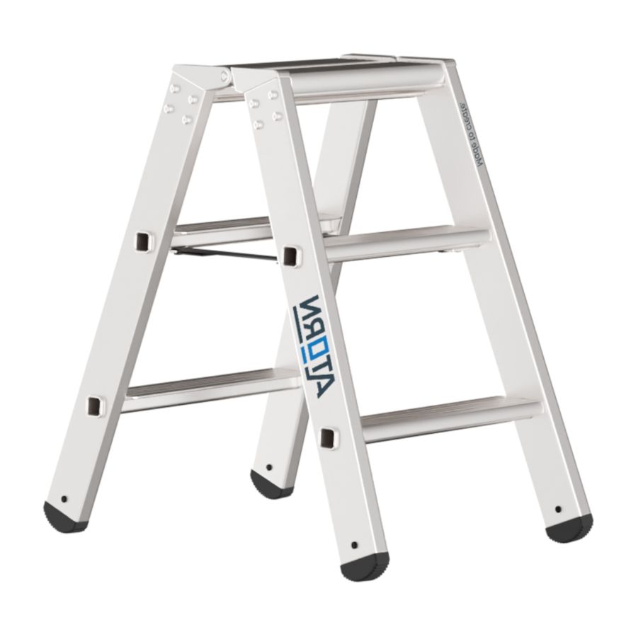 ATORN Aluminium-Stufenstehleitern für einen sicheren Stand und ergonomisches Arbeiten