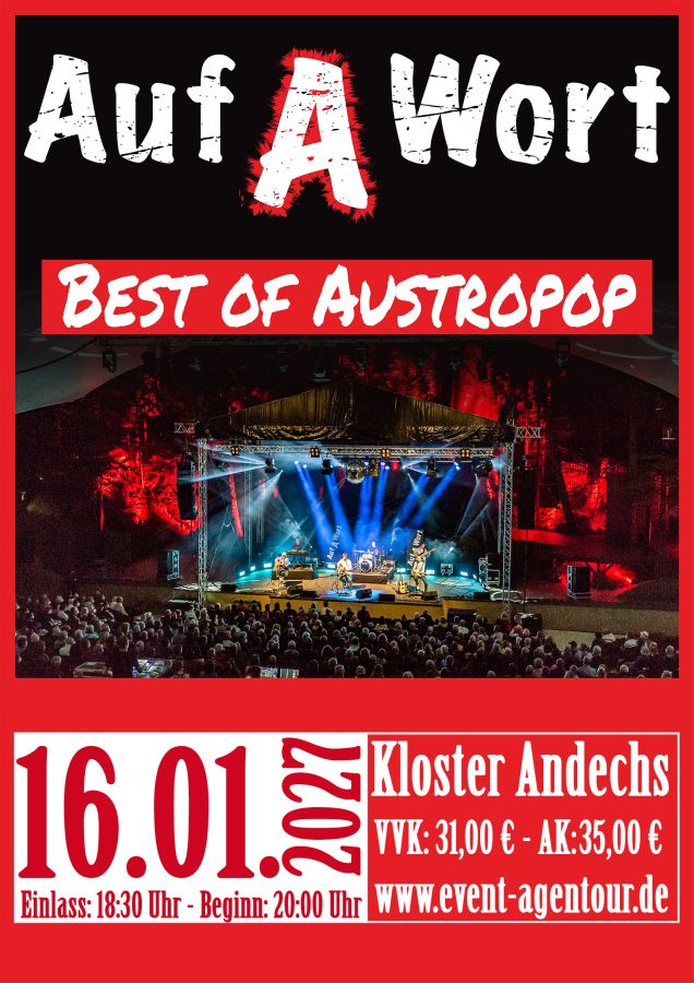 „Auf A Wort“ bringt STS & Austropop live ins Kloster Andechs