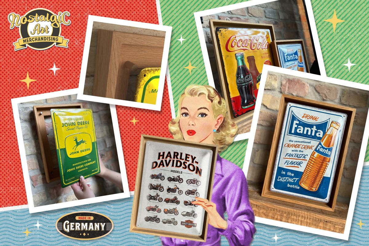 Aus Garage wird Galerie: Nostalgic-Art präsentiert den N-Frame®