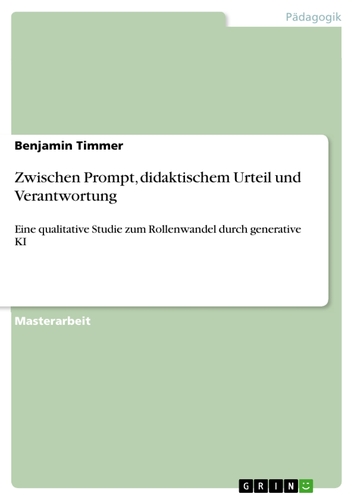 Generative KI in der Weiterbildung: Masterarbeit zeigt neue Rolle von Lehrenden auf