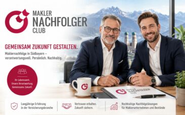 Maklernachfolge in Südbayern: Vater-Sohn-Team sucht Versicherungsbestand oder Maklerunternehmen zur Übernahme
