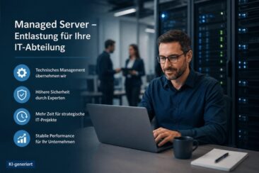 Managed Server entlasten IT-Abteilungen und schaffen Freiräume für das Kerngeschäft