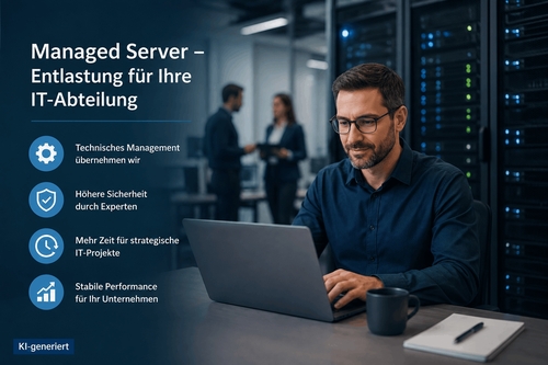 Managed Server entlasten IT-Abteilungen und schaffen Freiräume für das Kerngeschäft