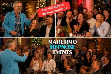 Maretimo Hypnoseshow zur Weihnachtsfeier – ein außergwöhnliches Erlebnis statt Standardprogramm