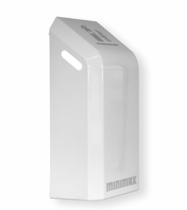 Minimax erweitert Produktportfolio um Design-Abdeckung für Feuerlöscher