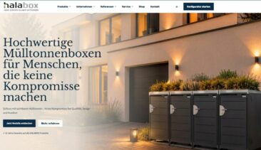 Mülltonnenboxen vom Experten HALA – Made in Germany mit Patent