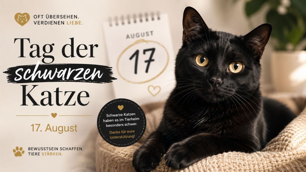 Neue-Kalender.de veröffentlicht Beitrag zum Tag der schwarzen Katze am 17.08.2026