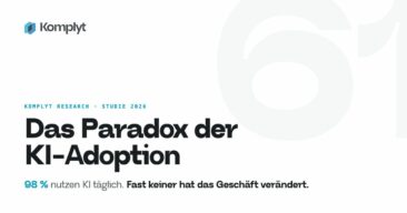 Neue Studie: DACH-Dienstleister nutzen KI täglich, verändern ihr Geschäft aber nicht