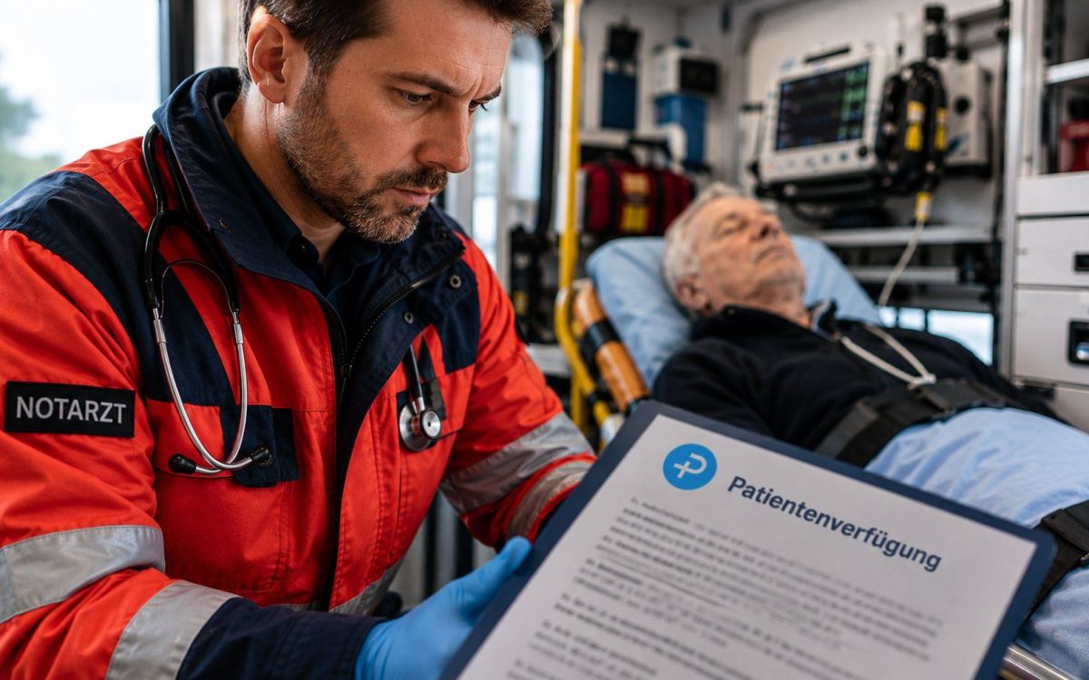 Patientenverfügung beim Notarzt: Wenn Sekunden über den Patientenwillen entscheiden